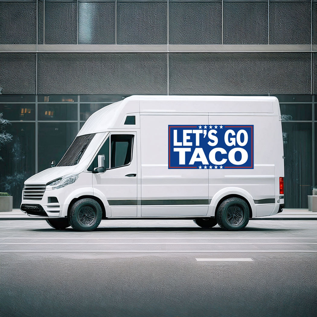 Let's Go TACO - Trump Always Chickens Out Car Magnet
