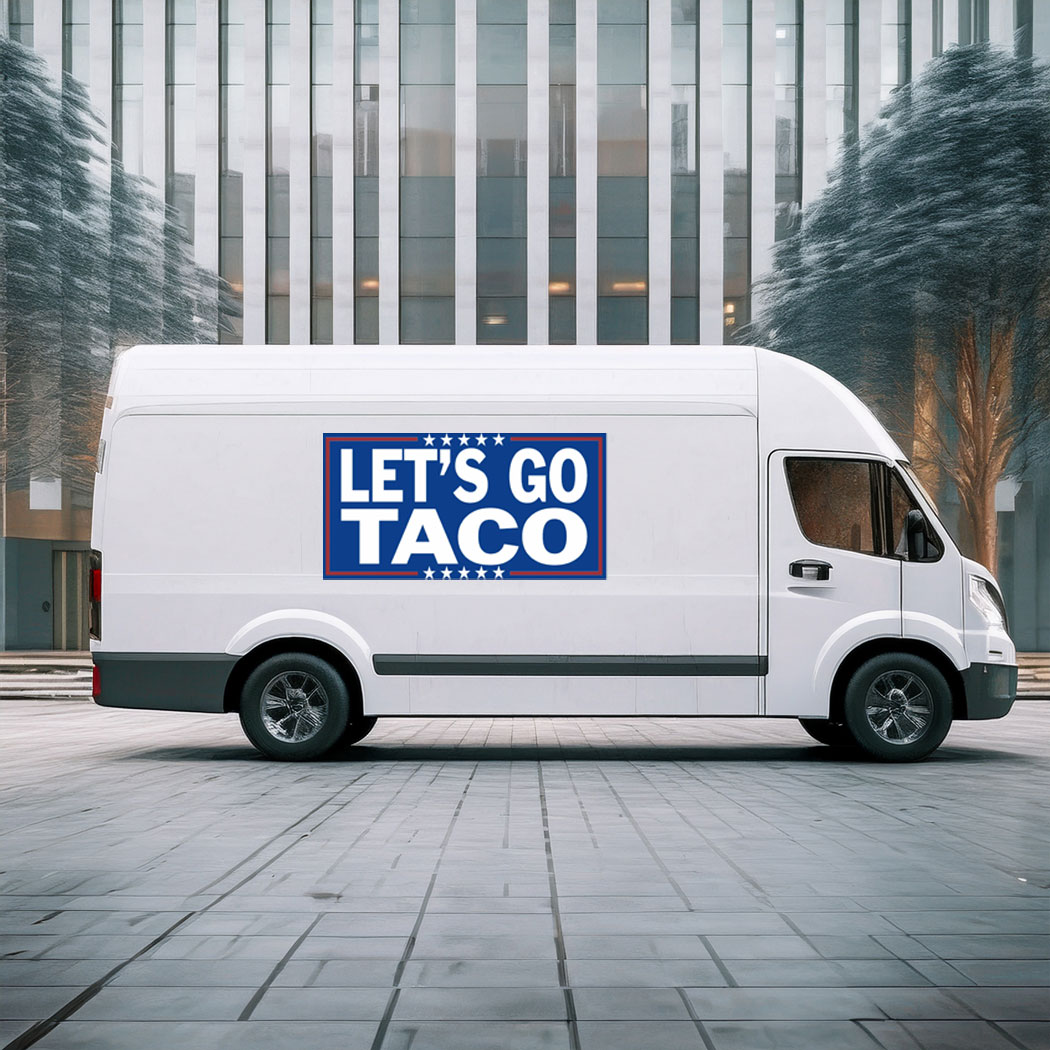 Let's Go TACO - Trump Always Chickens Out Car Magnet