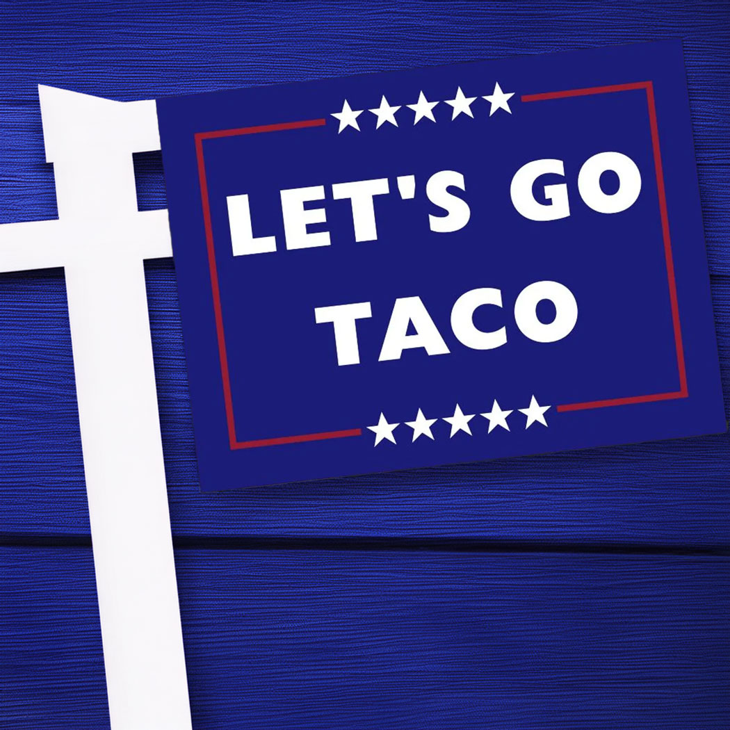 Let's Go Taco Flag