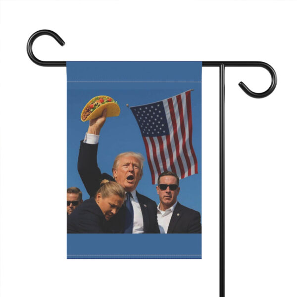 Let's Go Taco Garden Flag, Trump Always Chickens Out