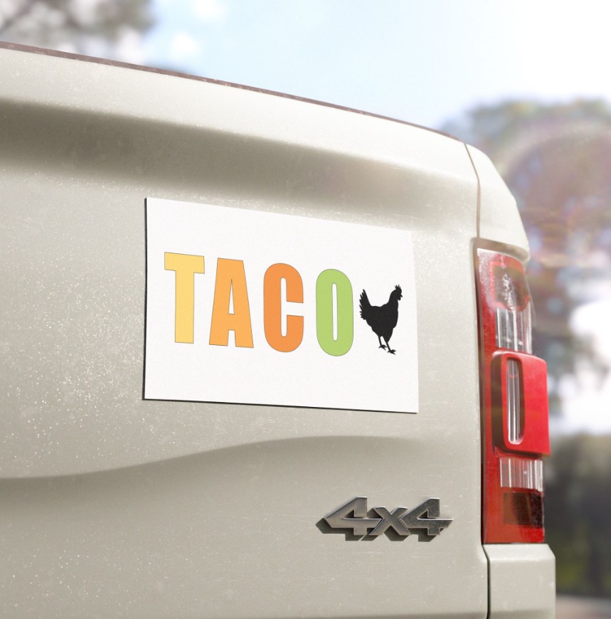 TACO Car Magnet