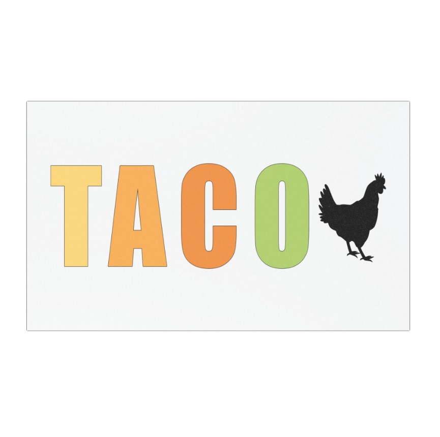 TACO Car Magnet