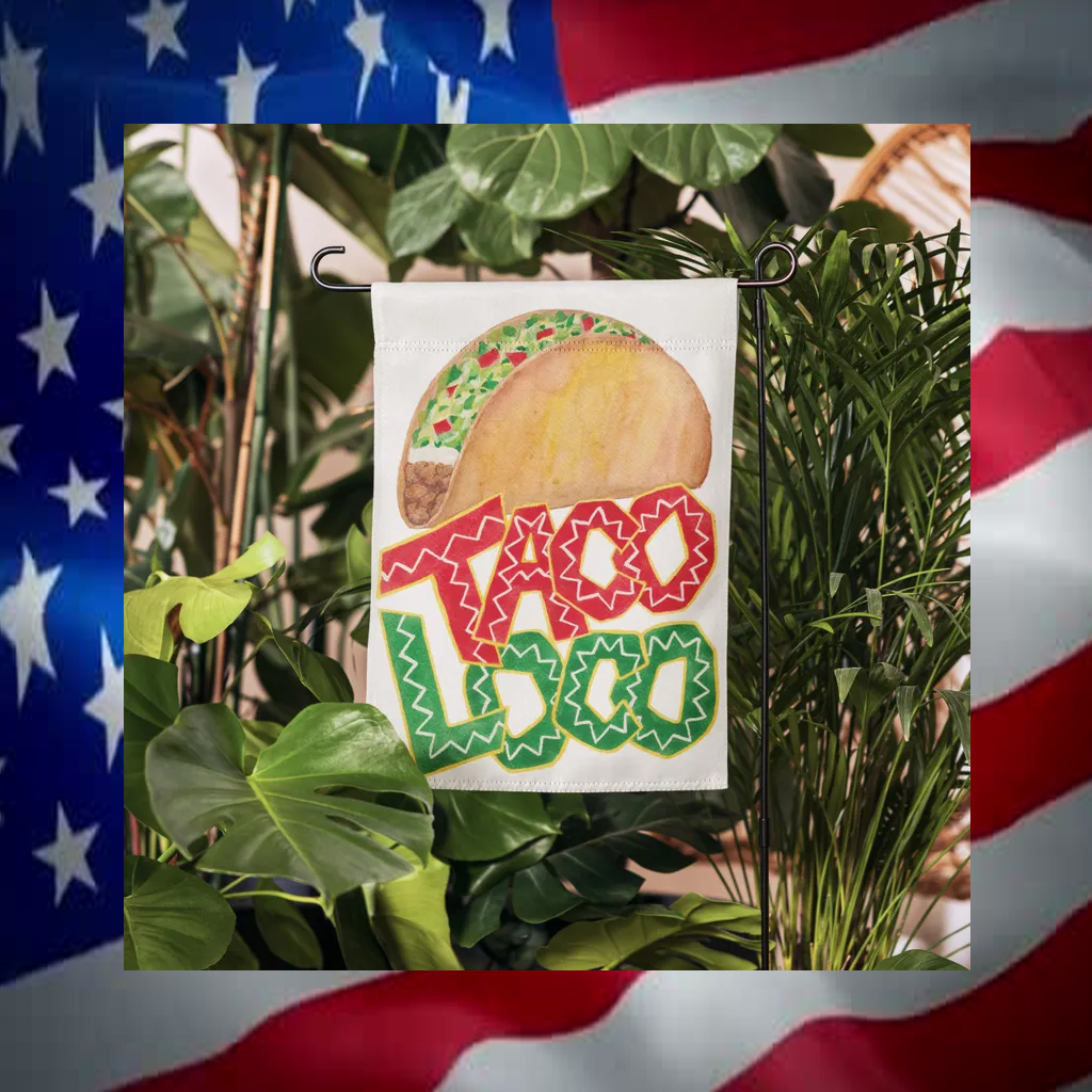 Taco Loco - Trump Always Chickens Out Flag