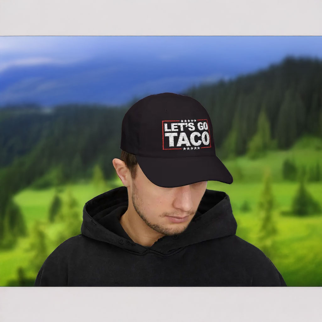 Trump Taco Trade Hat Taco Trump Always Chickens Out Hat Funny Trump Chicken Cap Red Anti-Trump