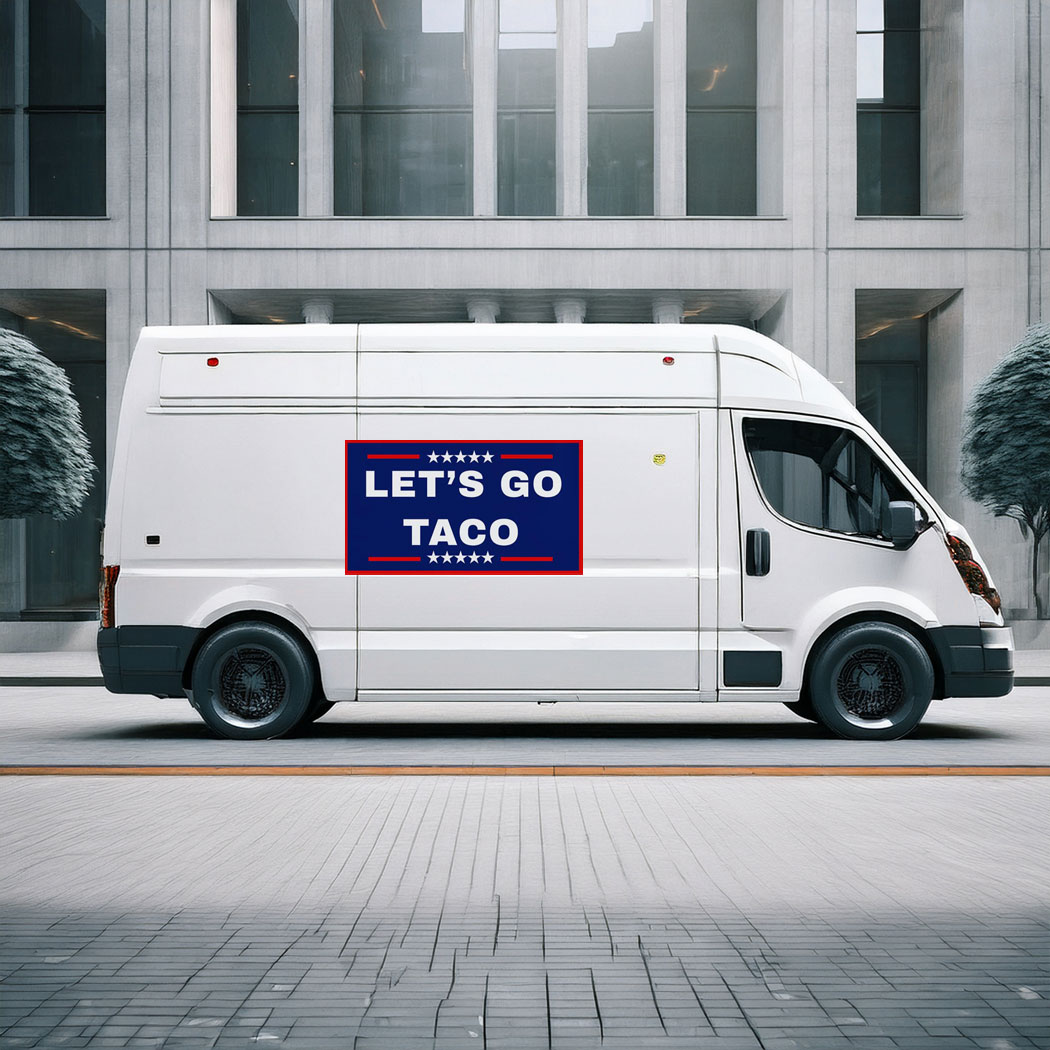 Let's Go Taco Trump 2025, TACO Chicken Sticker