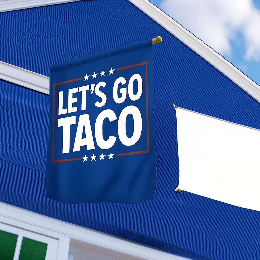 Let's Go TACO Flag, Anti-Trump Political Flag