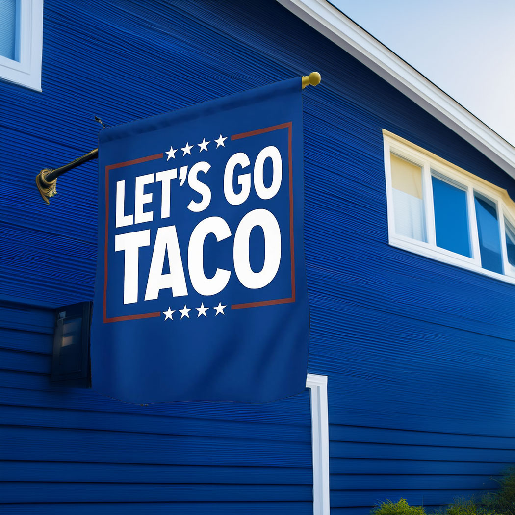Let's Go TACO Flag, Anti-Trump Political Flag