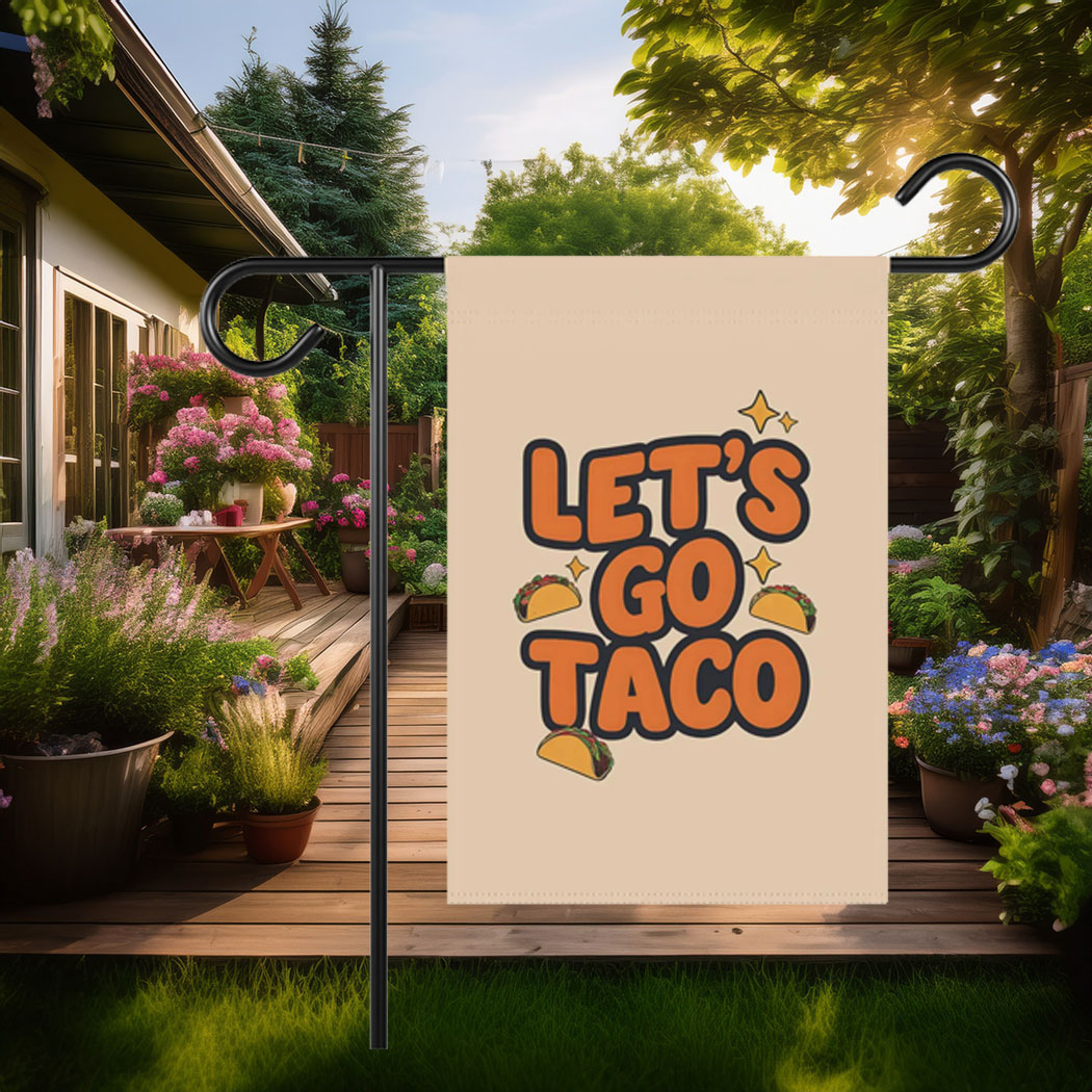 Let's Go Taco Anti Trump Banner, Political Yard Sign