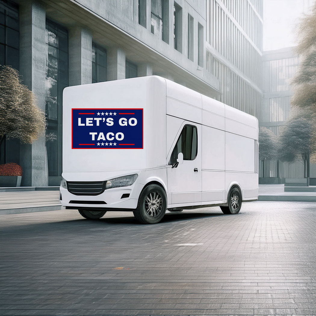 Let's Go Taco Trump 2025, TACO Chicken Sticker