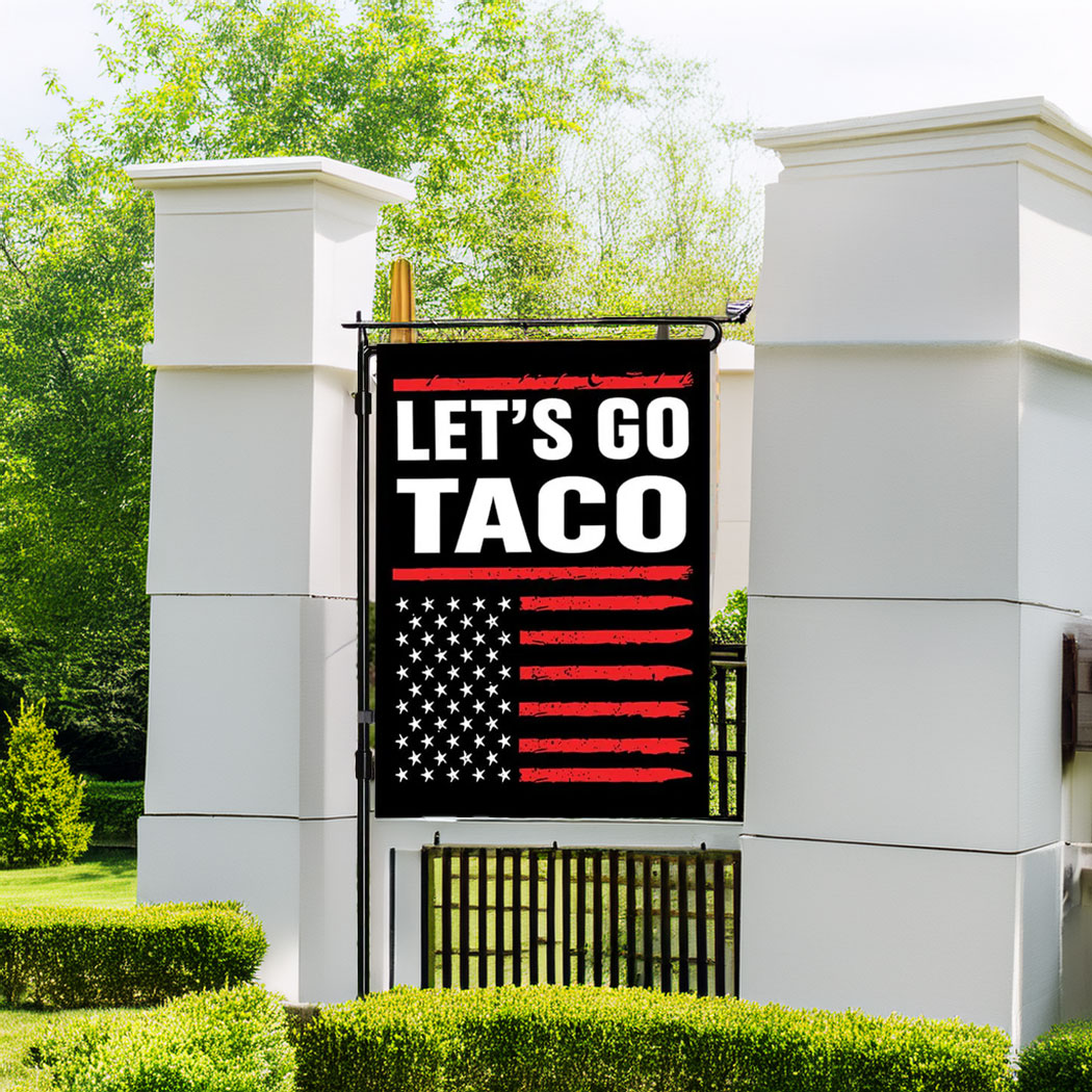 Let's Go Taco Trump - Activist Flag