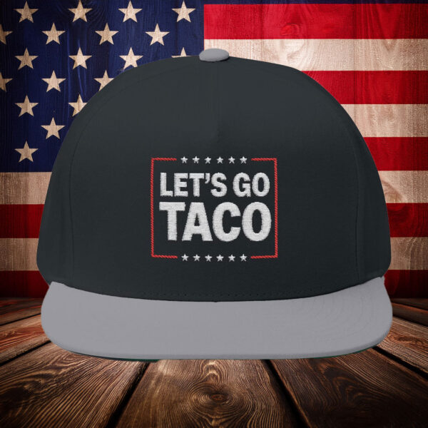 Let's Go Taco, Trump Always Chickens Out Embroidered Hat