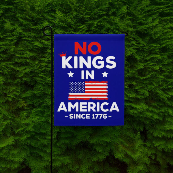 No Kings In America Protest Flag, Anti-Trump Resistance