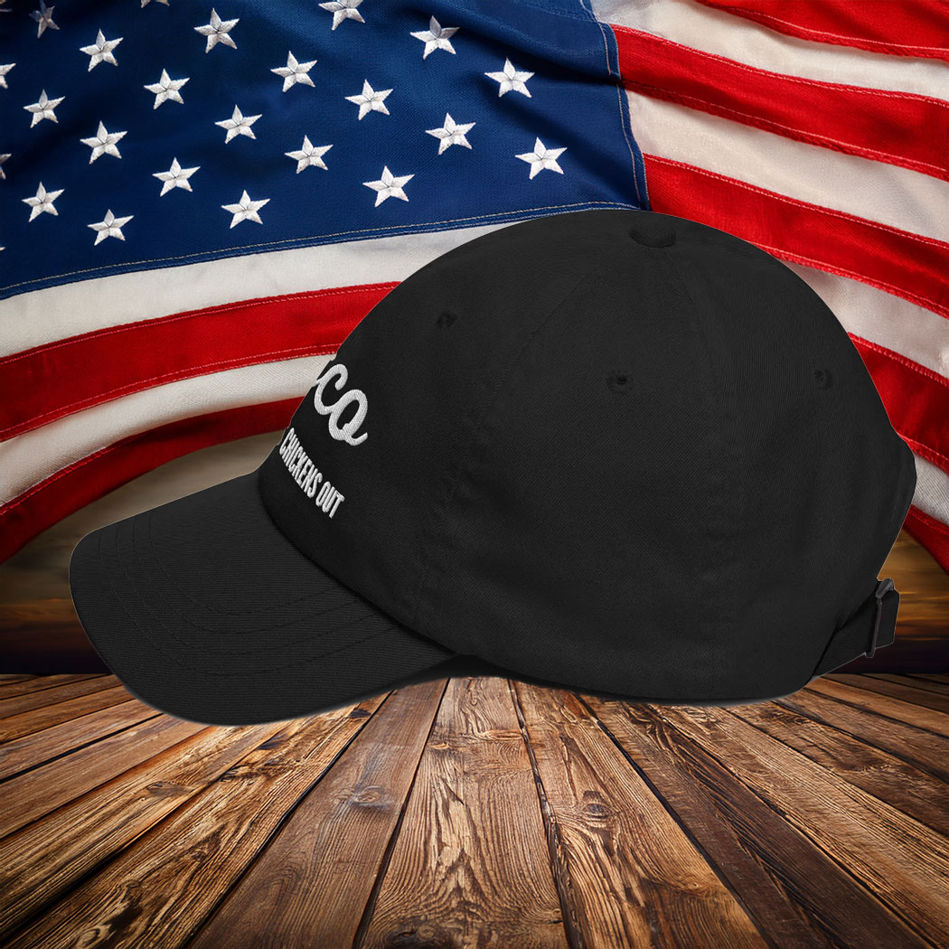 TACO Trump Always Chicken's Out Golf Dad hat