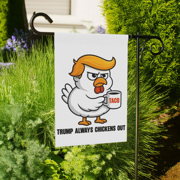 Trump Always Chicken Out Flag, Taco Tariff Flag