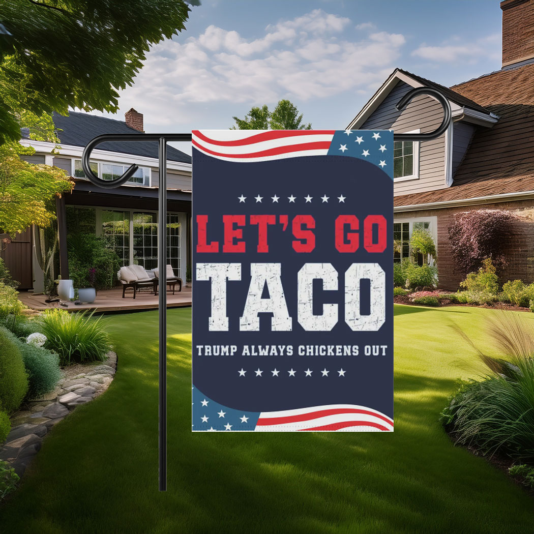 Trump Taco Garden Banner, Outdoor Decor