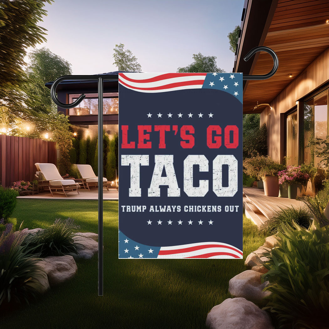 Trump Taco Garden Banner, Outdoor Decor